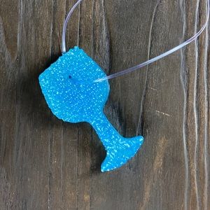 Handmade Wine Glass Shaped Car Freshie
